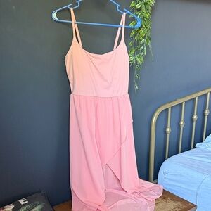 Halara Breezeful™ High Low 2-Piece Pocket Flowy Midi Quick Dry Casual Dress